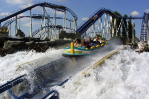 Photo d'une des attractions à Europa Park, le grand huit 