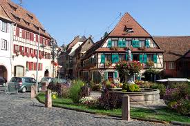 Photo d'un hôtel dans une maison typique d'Alsace