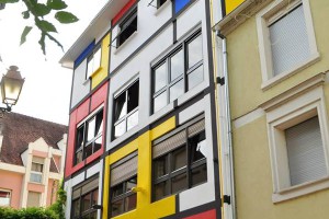 Photo de la maison Mondrian à Mulhouse chambres d'hôtes design