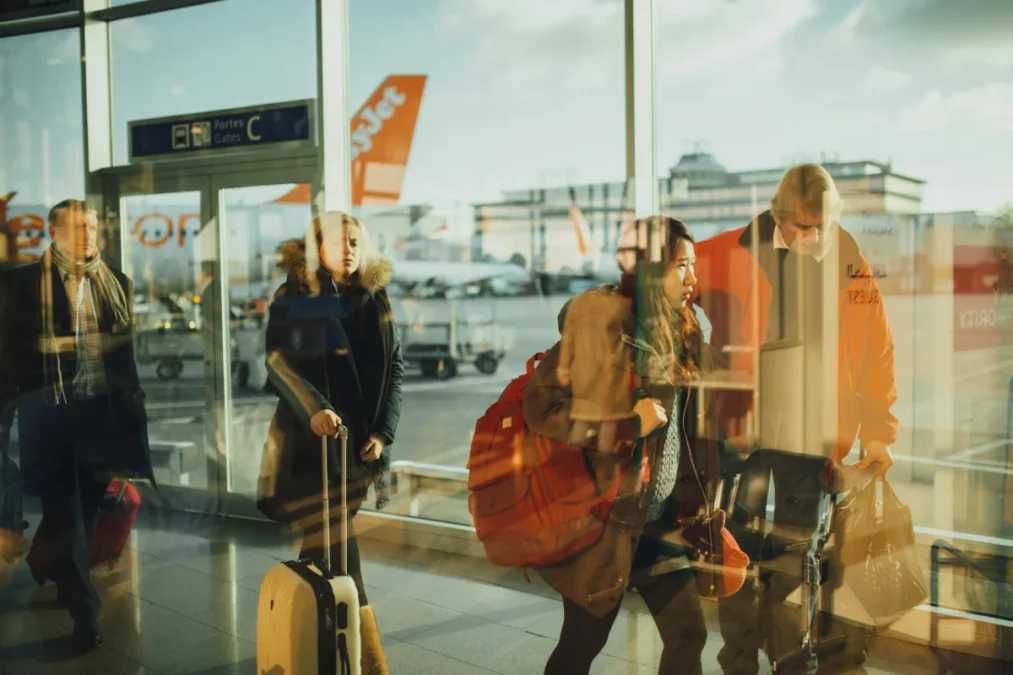 contrôle de sûreté à l'aéroport de Strasbourg